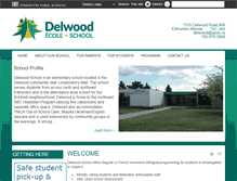 Tablet Screenshot of delwood.epsb.ca