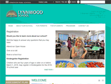 Tablet Screenshot of lynnwood.epsb.ca