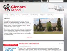 Tablet Screenshot of glenora.epsb.ca