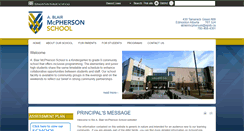 Desktop Screenshot of ablairmcpherson.epsb.ca