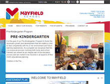Tablet Screenshot of mayfield.epsb.ca