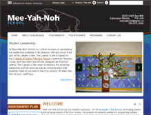 Tablet Screenshot of meeyahnoh.epsb.ca