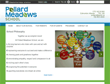 Tablet Screenshot of pollardmeadows.epsb.ca