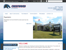 Tablet Screenshot of crestwood.epsb.ca