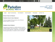 Tablet Screenshot of parkallen.epsb.ca