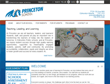 Tablet Screenshot of princeton.epsb.ca