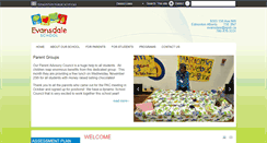 Desktop Screenshot of evansdale.epsb.ca