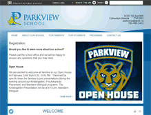 Tablet Screenshot of parkview.epsb.ca