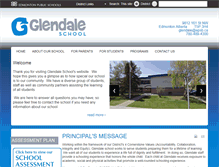 Tablet Screenshot of glendale.epsb.ca