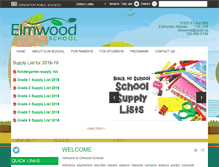 Tablet Screenshot of elmwood.epsb.ca