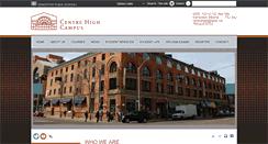 Desktop Screenshot of centrehigh.epsb.ca