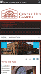 Mobile Screenshot of centrehigh.epsb.ca