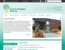 Tablet Screenshot of forestheights.epsb.ca