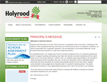 Tablet Screenshot of holyrood.epsb.ca