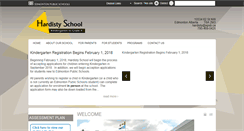 Desktop Screenshot of hardisty.epsb.ca